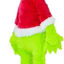 TXDRRA 11.8-Inch Green Christmas Plush Toy, Mischievous Holiday Figure Who Loves Stealing Gifts, Perfect for Kids, Cute Christmas Decoration for Homes and Trees