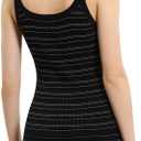 Theory Women's Contrast Sh Tank (Black, M)