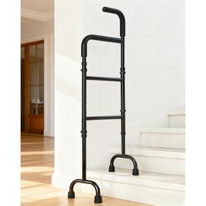 Stair Climbing Assist Cane & Elderly Stair Lift Assist - 13-Level Adjustable Height with Anti-Slip Handle & Stabilizing Feet, 300lbs Capacity for Seniors, Standard Steps Stair Climbing Assist Cane & Elderly Stair Lift Assist - 13-Level Adjustable Height with Anti-Slip Handle & Stabilizing Feet, 300lbs Capacity for Seniors, Standard Steps