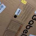 Babelio No Bottom Bar Baby/Dog Gate for Stairs, 28" H, 27.5-40.6" W, Black