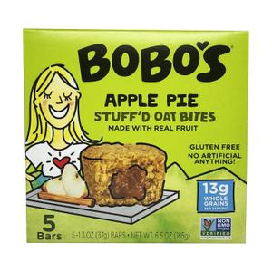 Bobo's Oat Bites, Apple Pie Stuffed, 1.3 Ounce (5 Count Box) (EXP 07/10/26)