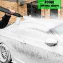 4800PSI PowerWasher with 20FT Hose, 35FT Cord, 4 Quick Nozzles, Foam Cannon for Car, Lane, Patio Cleaning, Hydro Jet Pressure Hose Water Wand for Gutter Patio Car Garden Window, Green