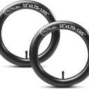 CALPALMY 12"/14"/16"/18"/20"/22"/24"/26"/28" Kids Bike Inner Tubes (2 Pack), Width Fit 1.75/1.95/2.125 with Schrader Valve, Compatible with Most Kid Bike and Road, Mountain Bikes