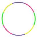 32 Inch Kids Exercise Hoop,8-Piece Detachable Adjustable Weight Fitness Toy for Children, Gymnastics, Dog Agility Training - Colorful Hoops for Party Games, Christmas Wreath Decor
