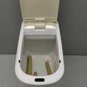 LALASTAR Small Bathroom Trash Can Automatic Touchless, Bathroom Garbage Can with a Lid, Motion Sensor trashcan for Bedroom, Kitchen, Office, 2.5 Gallon, White