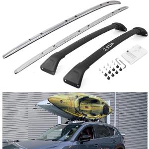 All Aluminium Roof Rail & Cross Bars for 2017-2025 Mazda CX-5 CX5 Roof Rack Luggage Carrier Easy Installation,No Drilling