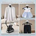 Steamer for Clothes, Jenaely 1500W Standing Garment Steamers, 35s Fast Heat-up, 80 Mins of Continuous Powerful Steam with 2.8L Water Tank, Pants Clip & Children's Clothing Hanger