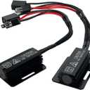 H7 LED Load Resistor Adapter 50W 6Ohm Upgraded Canbus Decoder Fix Headlights Fog Light DRL Error Code Anti-Flicker Wiring Relay Harness