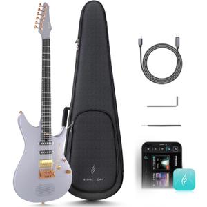 Enya Inspire 39" Smart Electric Guitar - Carbon Fiber Body with Built-in 15W Speaker, 20 Tones & App Control, 4 Presets, Bluetooth, Gig Bag Included, 