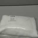 NICETOWN White Linen Sheer Curtains and Drapes 84 inches Long, Rod Pocket & Back Tab semitransparent with Light Through Vertical Window Treatments for Sliding Glass Door & Living Room, 52"W, Set of 2