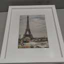 upsimples 11x14 Picture Frame, Display Pictures 8x10 with Mat or 11x14 Without Mat, Wall Hanging Photo Frame, White, 1 Pack