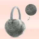 POXIMI Women Winter Earmuffs Girl Ski Adjustable Ear Covers for Kid Cute Bow Ear Warmer Outdoor Earmuff Fleece Lining