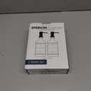 Emerson Essentials Soap Dispenser, Dish Soap Dispenser, Soap Dispenser Bathroom Set, Hand Soap Dispenser, Kitchen Soap Dispenser Set, Glass Soap Dispenser with Pump and Labels | 16 Oz, 2-Pack (Black | Black)