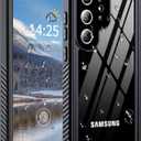for Samsung Galaxy S25 Ultra Case, IP68 Waterproof with Built-in Screen&Lens Protector [14FT Military Shockproof] Full Body Heavy Duty Protective Phone Case for S25 Ultra 5G, Black