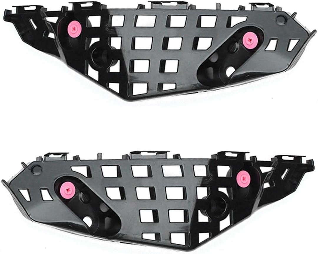 Highlander Bumper Brackets - 2 Pcs Front Bumper Retainer Support Brackets Compatible with 2020 2022 T-o-y-ota Highlander 521460E100 521450E100