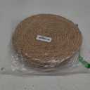 Round Woven Placemats 12 inch Set of 10 - Boho Rattan Placemats Natural Water Hyacinth Placemat, Farmhouse Weave Place Mats, Rustic Braided Wicker Table Mats for Dining Table, Home, Wedding