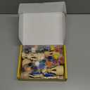 DoubleFill 16 Pcs Painting Craft Kits for Kids Unfinished Wood Animals Figures Crafts with Paints Brushes DIY Arts and Crafts for Boys Girls Spring Gifts Painting Valentine's Party Favors