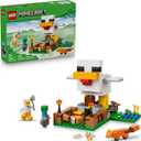 LEGO Minecraft Chicken Farm Building Toy for Kids - Video Game Playset & Figures for Boys & Girls, Ages 7+ - Gift for Birthdays - 21585