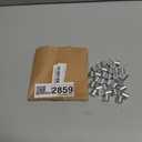 uxcell 3/8"(10mm) Aluminum Crimping Loop Sleeve, Wire Rope Stop Sleeve Round Crimp Ferrules for Wire Rope and Cable Ferrule, Silver 50Pcs