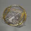 Perfume Organizer for Dresser, 2 Tier Bathroom Counter Organizers and Storage, Gold Makeup Organizer for Vanity, Bathroom Accessories & Decor, Skincare Perfume Trays Cosmetic Display Holder