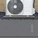DuctlessAire Equipment Pad - Ductless Mini Split AC Unit Condenser Pads - Mini Split Air Conditioner, Heat Pump, HVAC, Generator Pad - Portable Outdoor Ground Mounting Base - 18"D x 38"W x 3"H (Grey)
