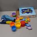 Montessori Toys for 1 Year Old,20PCS Baby's Sensory Toy First Fishing Toy Set for 1-3 Boy Girl Birthday Gift,Educational Learning Toys Stacking Cups Number Counting, Color Sorting for 12-18 Month Baby (Blue)