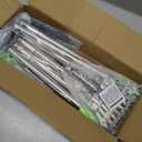 TOOGE Pooper Scooper, Dog Pooper Scooper Long Handle Stainless Metal Tray and Rake for Medium Small Dogs Heavy Duty Pet Supplies to Use for Grass, Dirt or Gravel