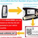 Keyless Entry Remote Control Smart Key for Hyundai Genesis GV70 2021 2022 | Alliskeys 6-Buttons Proximity Key Fob Replacement for Hyundai Genesis GV70 2021 2022 TQ8-FOB-4F36 95440-AR000