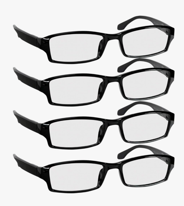 TruVision Readers Reading Glasses, Comfort Spring Hinges for Men and Women, 9501HP. +2.25