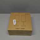 aooshine Set of 2 Touch Nightstand Lamp with USB-C+A Charge Ports& AC Outlets, 3-Way Dimmable Bedside Lamp with White Fabric Shade,Small Table Lamp for Bedroom Guest Room(Bulb Included)