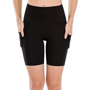 Emprella Bike Shorts with Pocket Women, 1-Pack Slip Shorts for Yoga Gym Biking ,XL