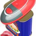 One Touch Electric Can Opener Open Almost Can with Smooth Edge, Electric Can Openers for Kitchen Food-Safe Magnetic Catches Cover, Electric Can Opener for Seniors, Arthritis and Chef