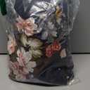 Floerns Women's Plus Size Cold Shoulder Short Sleeve Split Thigh Long Dress (3X-Large Plus, Black Floral)