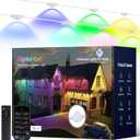 Permanent Outdoor Lights, 150ft with 90 RGB LED Lights for Christmas and Daily, 49 Scene Modes+DIY for Christma Decor, IP66 Waterproof for Outdoor, Compatible with Alexa, Google Assistant