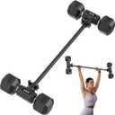Dumbbell Converter by SEWD – Turn Dumbbells into Barbell Set – Adjustable Weights & Up to 220LB Capacity Barbell for Home Gym Full Body Workouts