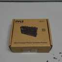 Pyle Mini Phono Turntable Preamp - Stereo Preamplifier with RCA Input/Output - Low Noise - Powered by 12V DC Adapter - Ideal for Vinyl & Phonographs - PP777