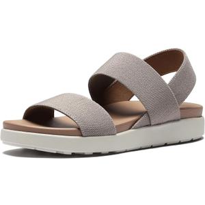 Comfortable Walking Sandals for Women Platform Wedge Sandals Orthopedic Arch Support Backstrap Elastic Summer Shoes (Green)