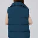 PRETTYGARDEN Women's Puffer Jacket Vests 2026 Fall Casual Sleeveless Stand Collar Zip Up Coats Warm Winter Outerwear (Dark Blue,Large) (Blue)