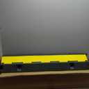 Cable Ramp Cable Protector Ramps Wire Hose Protective 1 Channel Traffic Rubber Plastic Cord Cover Speed Bump for Asphalt Concrete Gravel Driveway Outdoor, 3 Packs