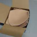 Geyoga 12 Pairs Women Triangle Bra Insert Removable Sports Bra Pads Inserts Women Replacement Pad (Beige, Size: Medium)