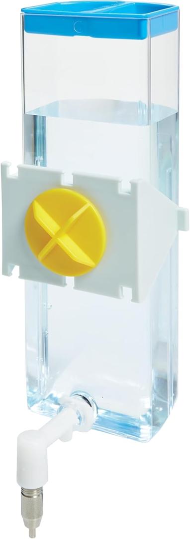 MidWest Homes for Pets Large Animal Water Bottle | Ideal for Hamsters, Mice, Guinea Pigs & Rabbits, Large (Transparent / Yellow)