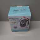 Joyfuture Automatic Bubble Machine, Black Bubbles Blower for Kids, Toddlers - 360 Rotation, 75 Adjustment, with LED Light - Gifts for Boys, Girls, Outdoor, Birthday, Party