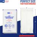 GauzeCare Sterile Abdominal- ABD Combine Pads| 50-Pack, 5 x 9 Inches| Extra Absorbent & Thick, Individually Wrapped Wound Dressing, First Aid Pads| Surgical-Grade, Nonstick- for Heavy Leakage, Post Op