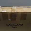 EASELAND Queen Size Down Alternative Comforter - Quilted Duvet Insert for All Seasons, Soft Lightweight with Corner Tabs, Summer Winter Warm Bedding, Dark Grey 8888 Inches