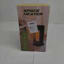 Portable Electric Space Heater, 1200W PTC Electric Heater for Home & Office, Ceramic Heater for Quick & Efficient Warmth with Tip-Over Protection, Knob Operation, 90Oscillation