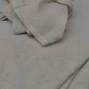 Joydeco Linen Curtains 84 Inch Length 2 Panels,Light Filtering Drapes 52 Inches Wide with Back Tab Rod Pockets (84" L x 52" W, Ivory on Linen)