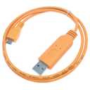 Micro USB Console Cable for HPE Aruba Wireless AP FTDI Console Cable JY728A AP-CBL-SERU 3.3V TTL USB Type A to Micro B 80CM