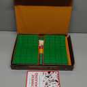 Chinese Mahjong Set, Mahjong Game Set with 146 Numbered Large Tiles (1.5", Green), Mahjong Tiles Set with Brown Carrying Case