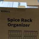 Magnetic Spice Rack with 24 Jars, 216 Labels, 1 Steel Funnel for Refrigerator，Microwave Oven - Full Set of Spice Organizer