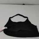 WDIRARA Women's Plus Size Sleeveless Backless Rib Knit Crop Halter Top 3XL